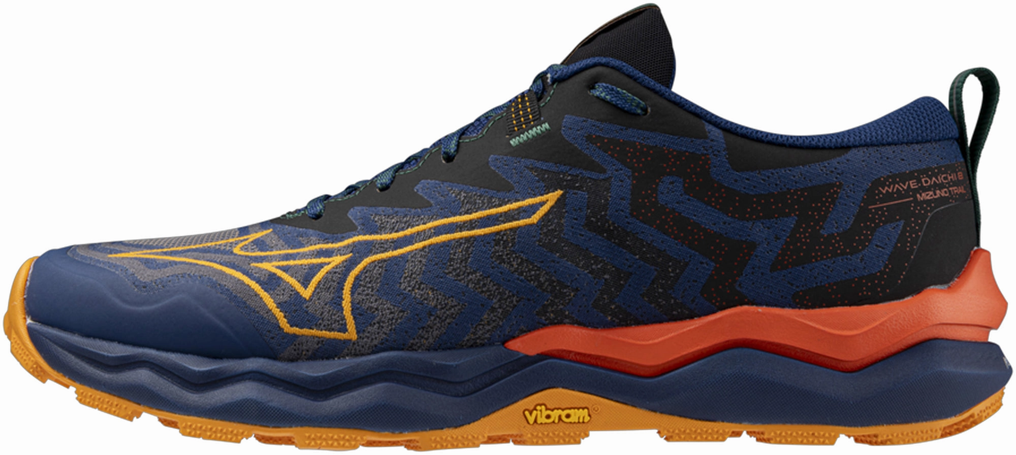 Mizuno Wave Daichi 8 Mens Trail Running Shoes - Blue Mizuno performance sneakers for training