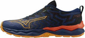 Mizuno Wave Daichi 8 Mens Trail Running Shoes - Blue Mizuno performance sneakers for training