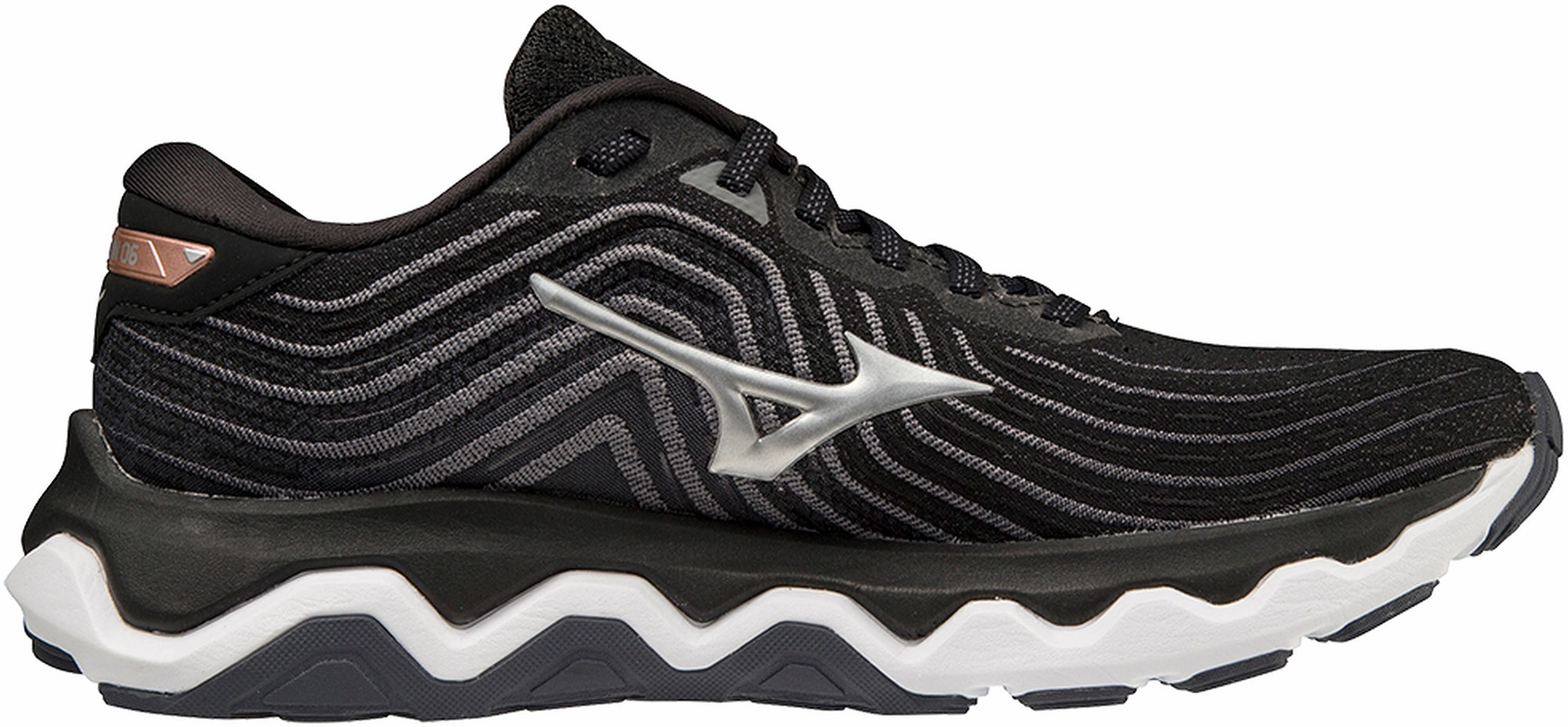 Mizuno Wave Horizon 6 Womens Running Shoes - Black Performance Sneakers