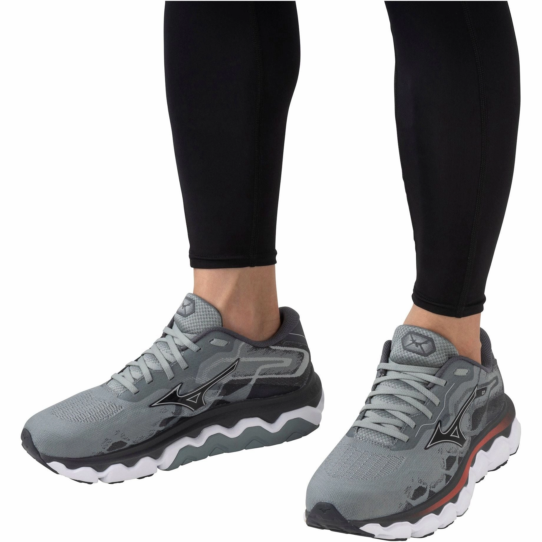 Mizuno Wave Horizon 7 Mens Running Shoes - Grey Performance Sneakers