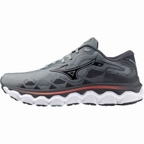 Mizuno Wave Horizon 7 Mens Running Shoes - Grey Mizuno performance sneakers for training