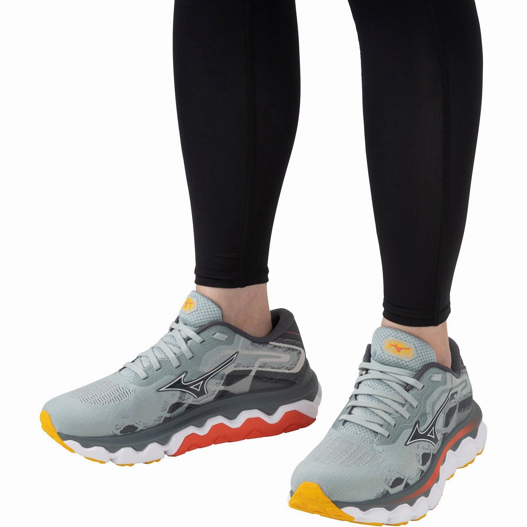 Mizuno Wave Horizon 7 Womens Running Shoes - Grey Performance Sneakers
