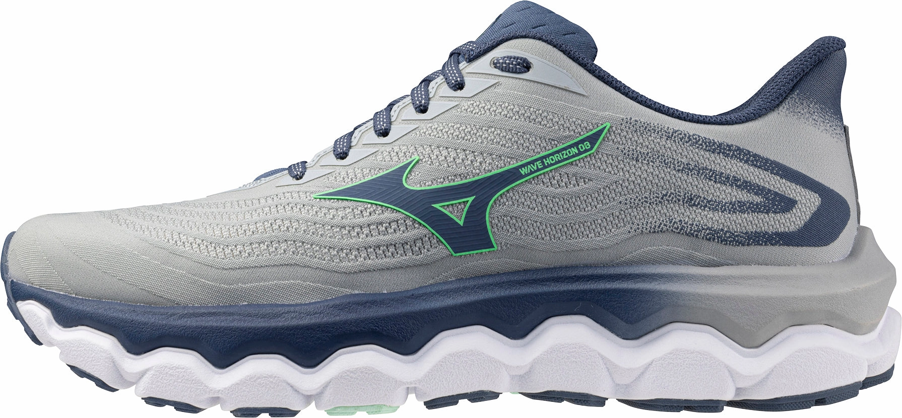 Mizuno Wave Horizon 8 Mens Running Shoes - Grey Mizuno performance sneakers for training