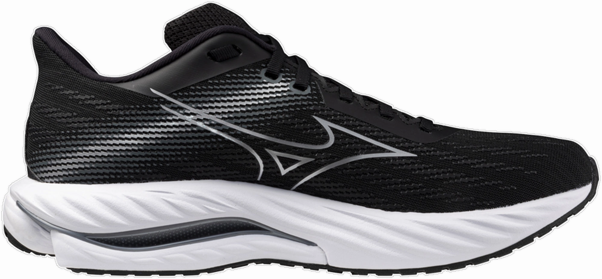 Mizuno Wave Inpsire 21 Mens Running Shoes - Black Performance Sneakers