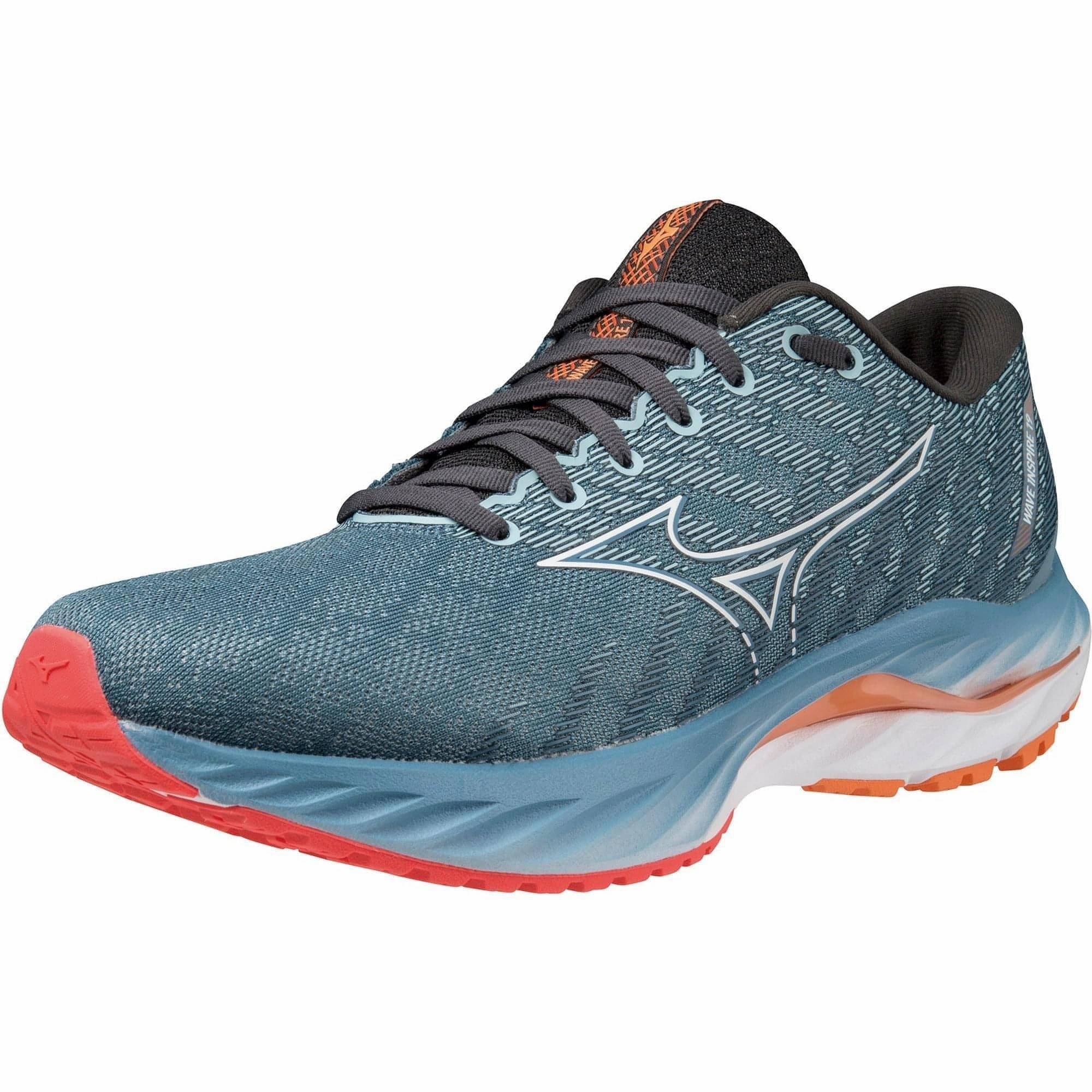 Mizuno Wave Inspire 19 Mens Running Shoes - Blue Performance Sneakers
