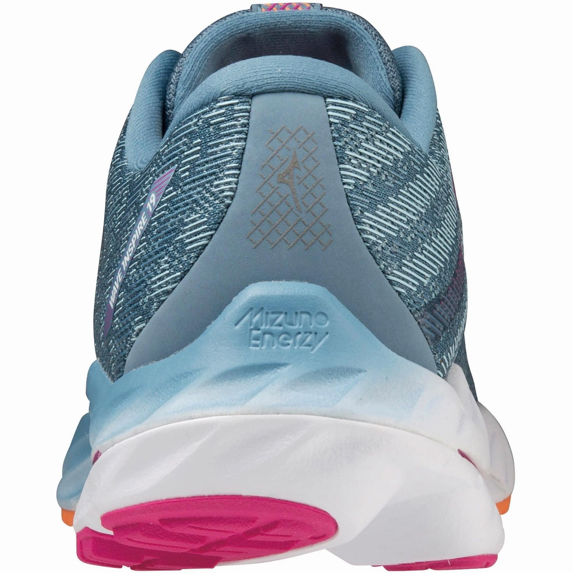 Mizuno Wave Inspire 19 Womens Running Shoes - Blue Performance Sneakers