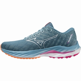 Mizuno Wave Inspire 19 Womens Running Shoes - Blue Mizuno performance sneakers for training