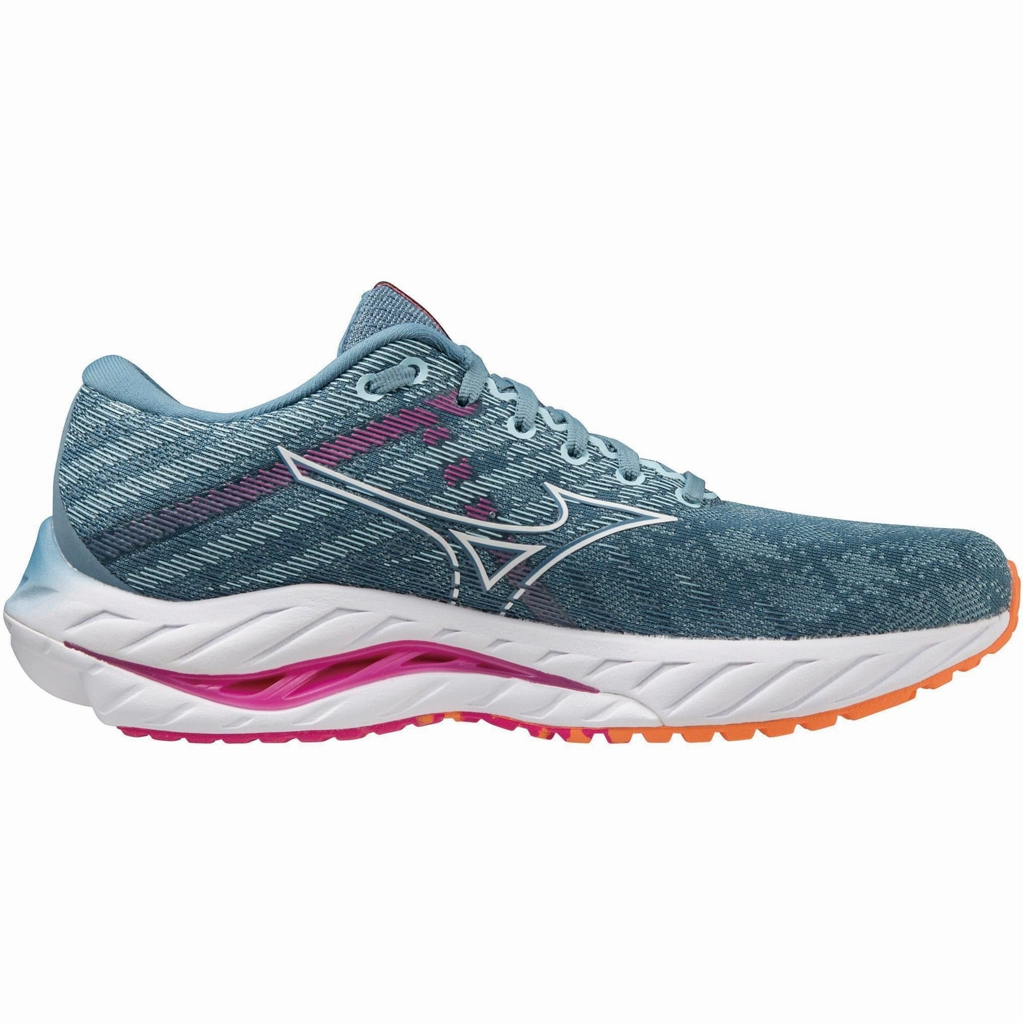 Mizuno Wave Inspire 19 Womens Running Shoes - Blue Performance Sneakers