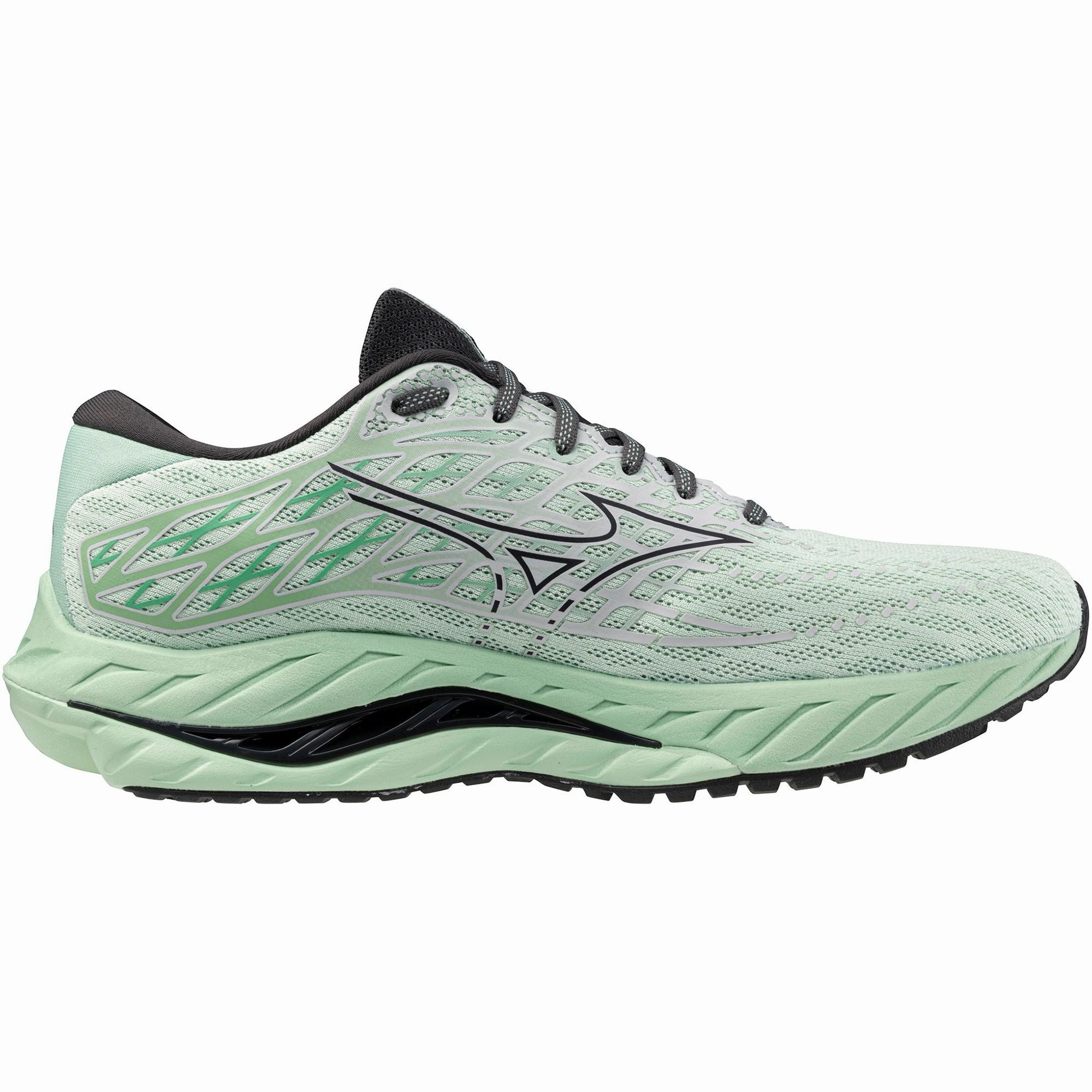 Mizuno Wave Inspire 20 Mens Running Shoes - Green Performance Sneakers