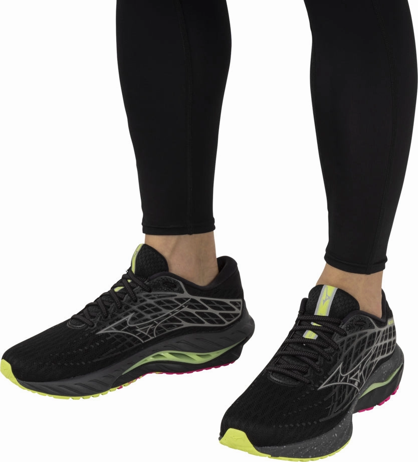 Mizuno Wave Inspire 20 Running Shoes - Black Performance Sneakers