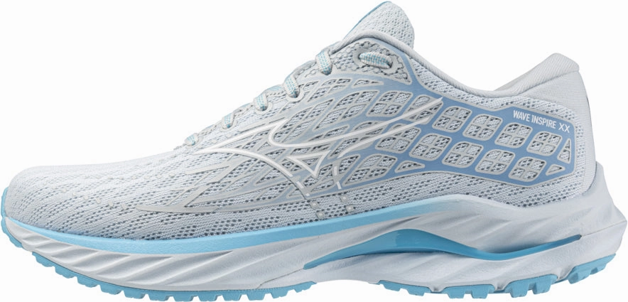 Mizuno Wave Inspire 20 Womens Running Shoes - White Mizuno performance sneakers for training