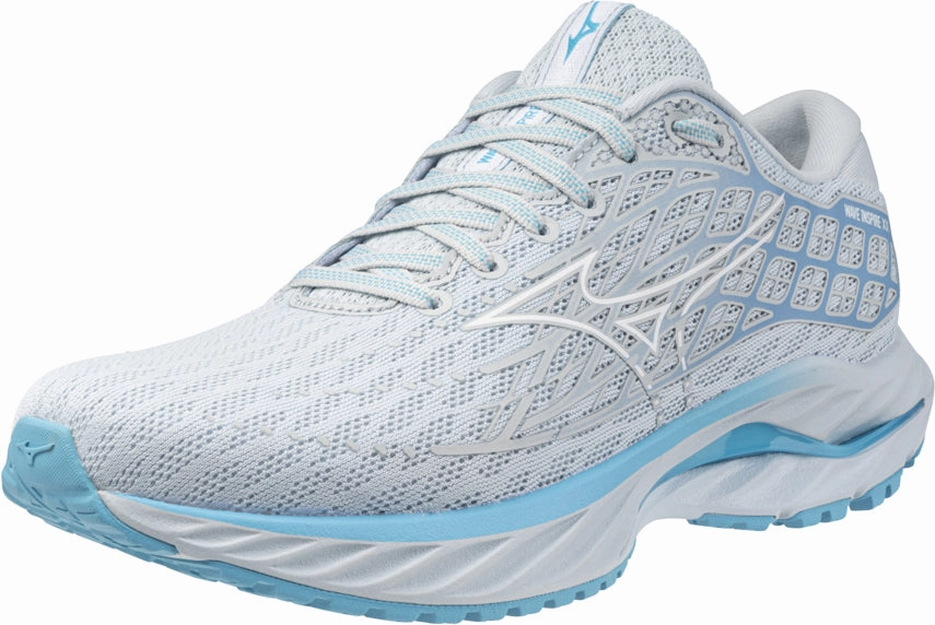 Mizuno Wave Inspire 20 Womens Running Shoes - White Performance Sneakers