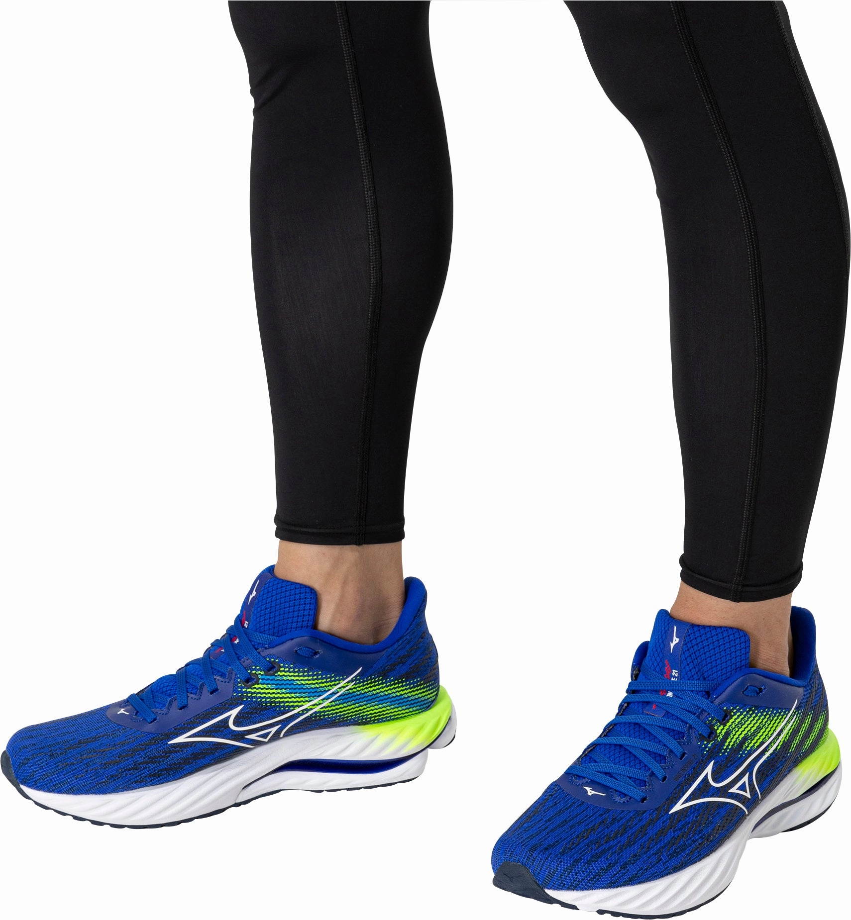 Mizuno Wave Inspire 21 Mens Running Shoes Blue Performance Sneakers