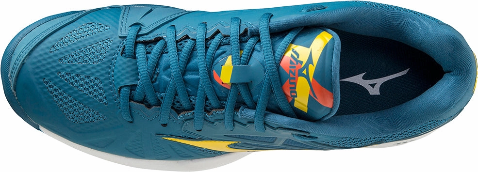 Mizuno Wave Intense Tour 5 Mens Tennis Shoes - Blue Performance Sneakers