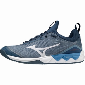 Mizuno Wave Luminous 2 Court Shoes - Blue Mizuno performance sneakers for training
