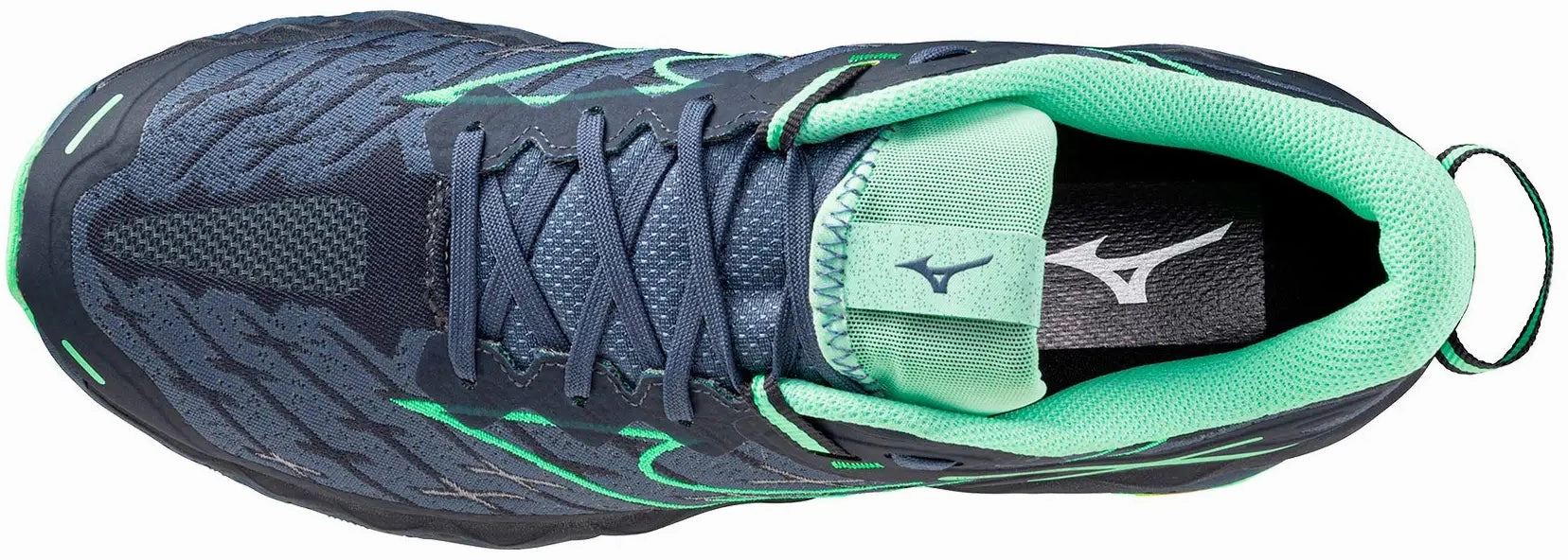 Mizuno Wave Mujin 10 Mens Trail Running Shoes - Blue Performance Sneakers