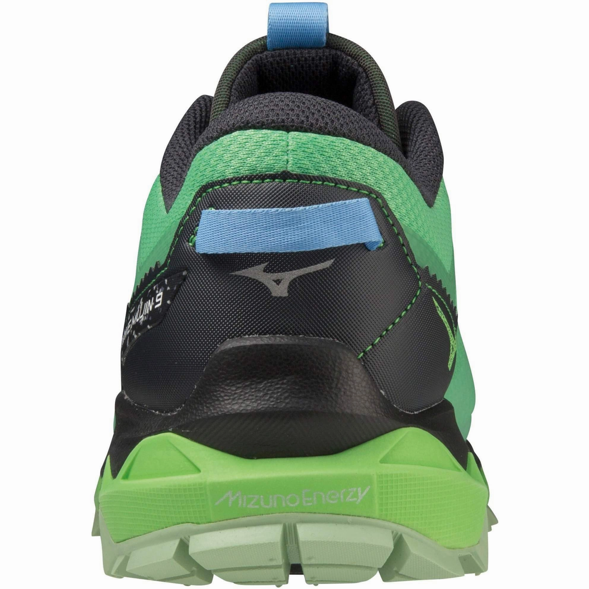 Mizuno Wave Mujin 9 Mens Trail Running Shoes - Green Performance Sneakers