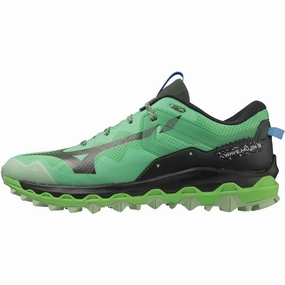 Mizuno Wave Mujin 9 Mens Trail Running Shoes - Green Mizuno performance sneakers for training