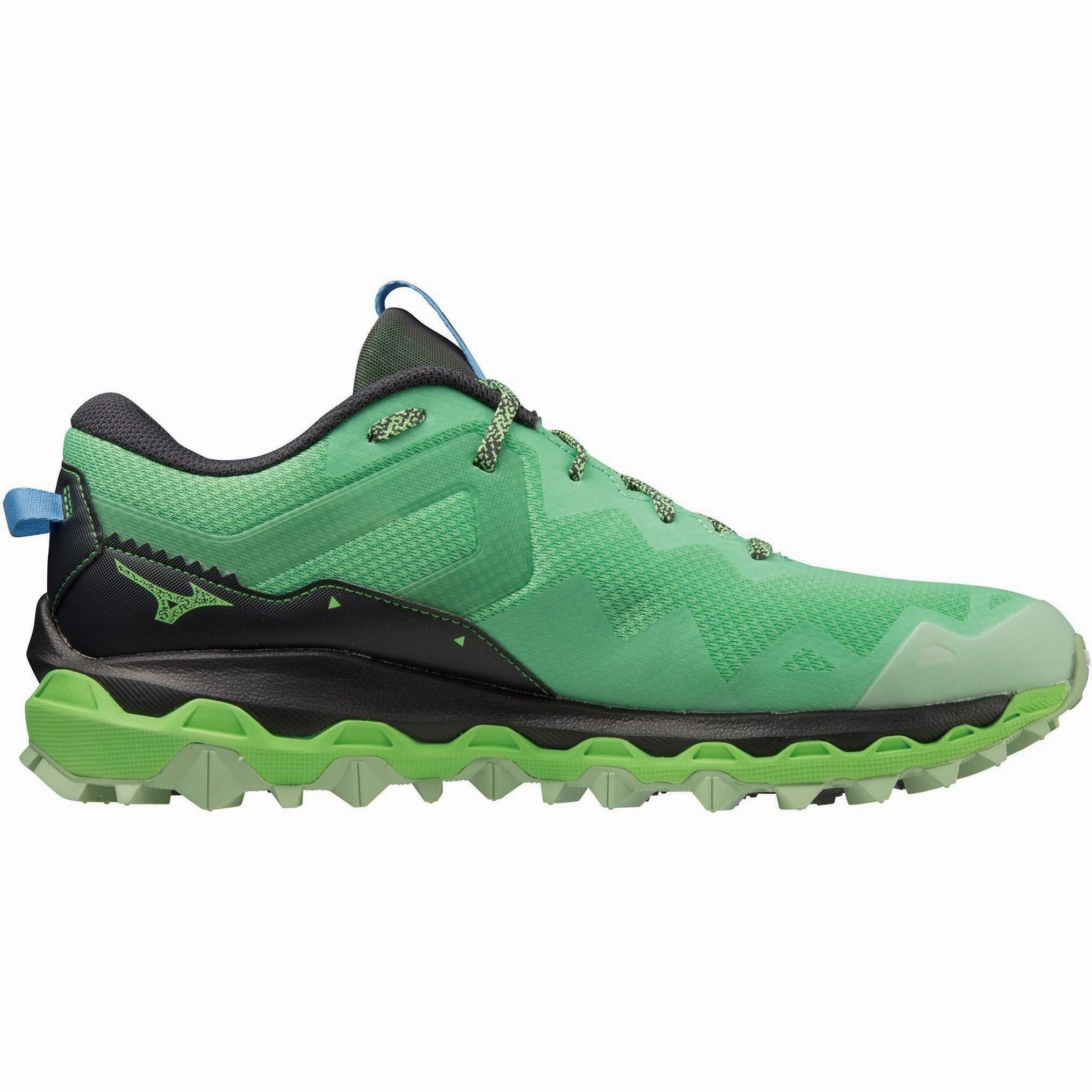 Mizuno Wave Mujin 9 Mens Trail Running Shoes - Green Performance Sneakers