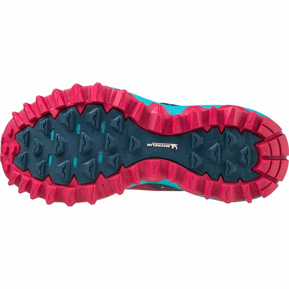 Mizuno Wave Mujin 9 Womens Trail Running Shoes - Red Performance Sneakers