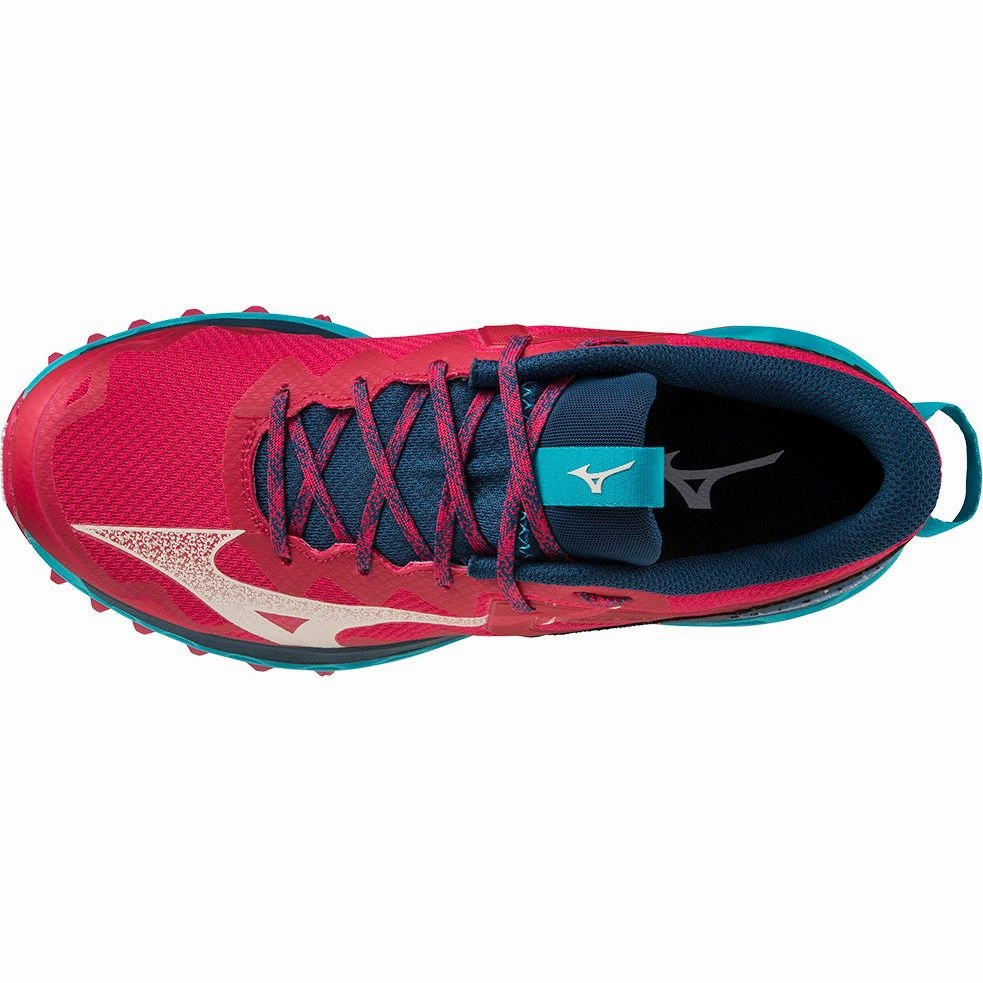 Mizuno Wave Mujin 9 Womens Trail Running Shoes - Red Performance Sneakers