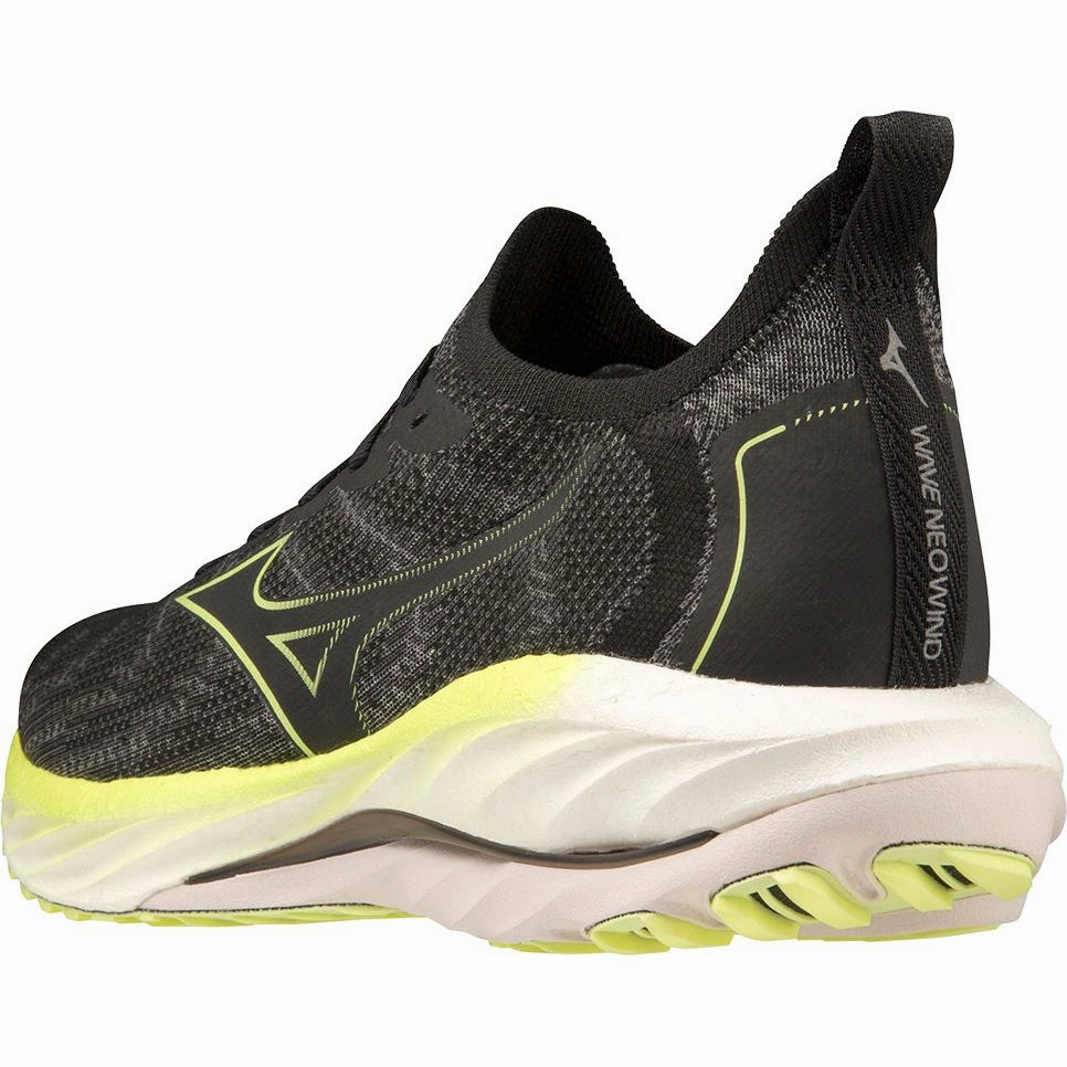 Mizuno Wave Neo Wind Mens Running Shoes - Black Performance Sneakers