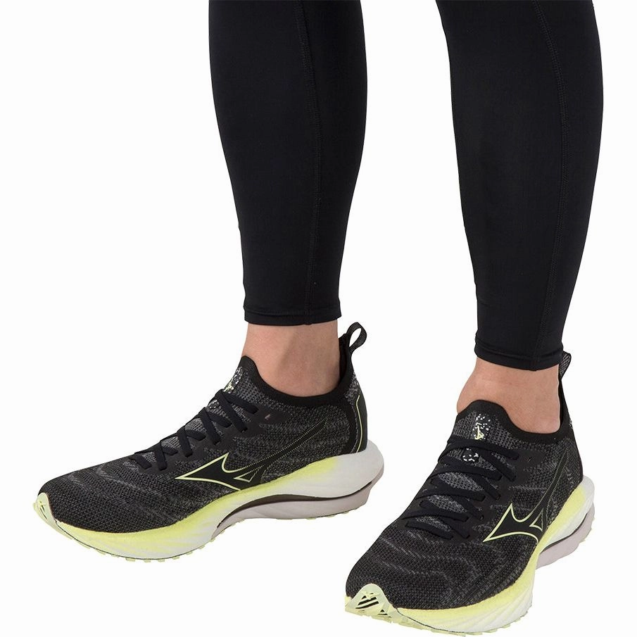 Mizuno Wave Neo Wind Mens Running Shoes - Black Performance Sneakers