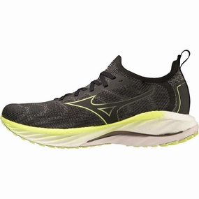 Mizuno Wave Neo Wind Mens Running Shoes - Black Mizuno performance sneakers for training