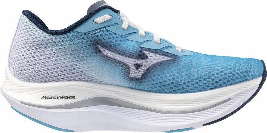 Mizuno Wave Rebellion Flash 2 Womens Running Shoes - Blue Performance Sneakers