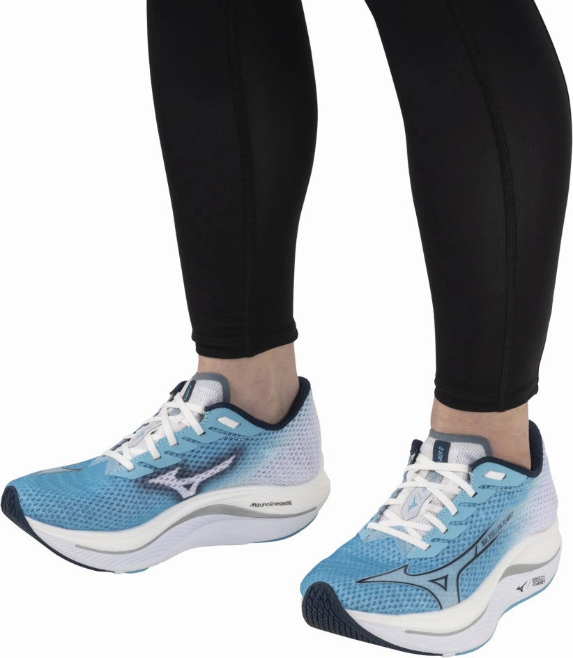 Mizuno Wave Rebellion Flash 2 Womens Running Shoes - Blue Performance Sneakers