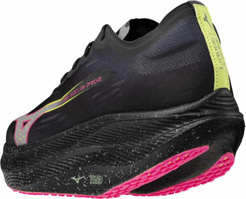 Mizuno Wave Rebellion Pro 2 Running Shoes - Black Performance Sneakers