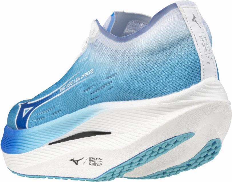 Mizuno Wave Rebellion Pro 2 Womens Running Shoes - Blue Performance Sneakers