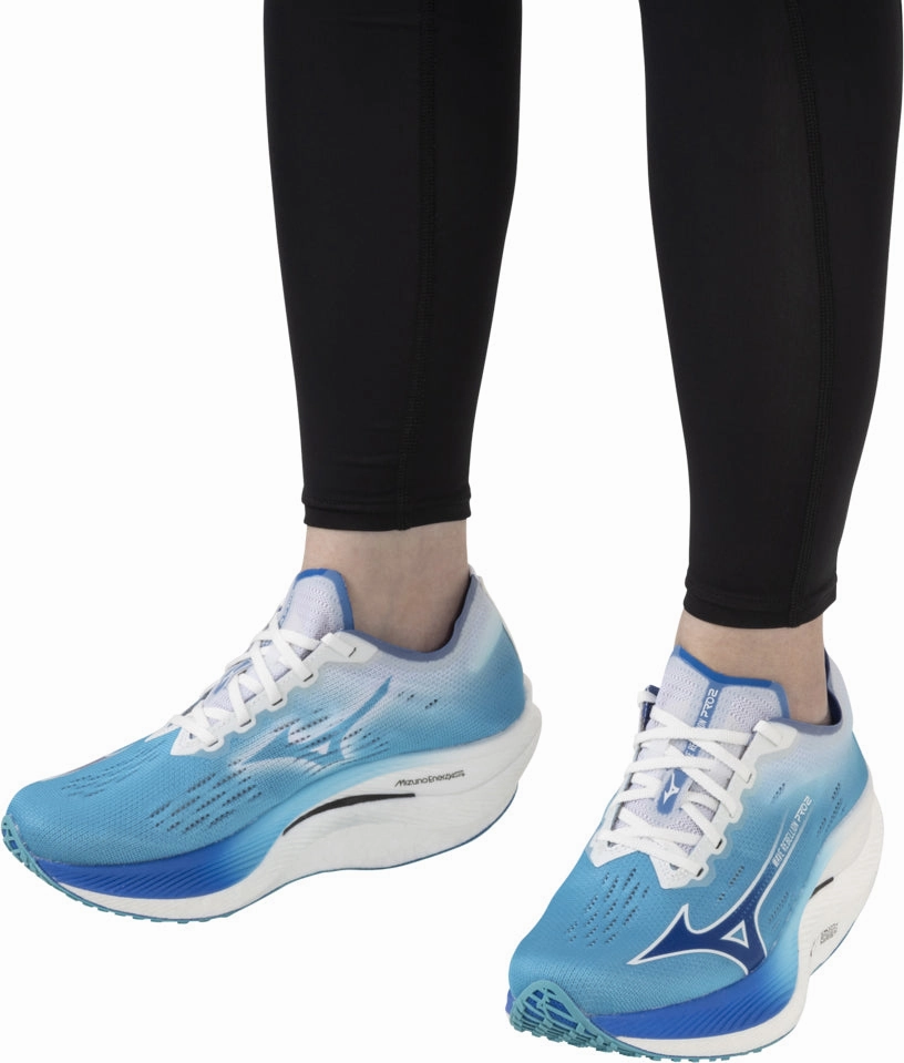 Mizuno Wave Rebellion Pro 2 Womens Running Shoes - Blue Performance Sneakers