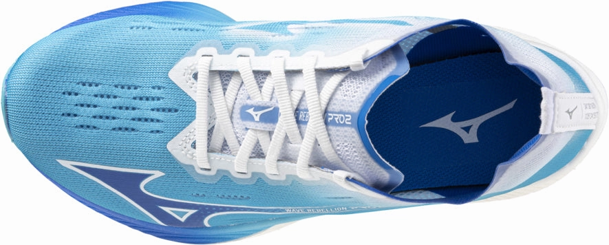 Mizuno Wave Rebellion Pro 2 Womens Running Shoes - Blue Performance Sneakers