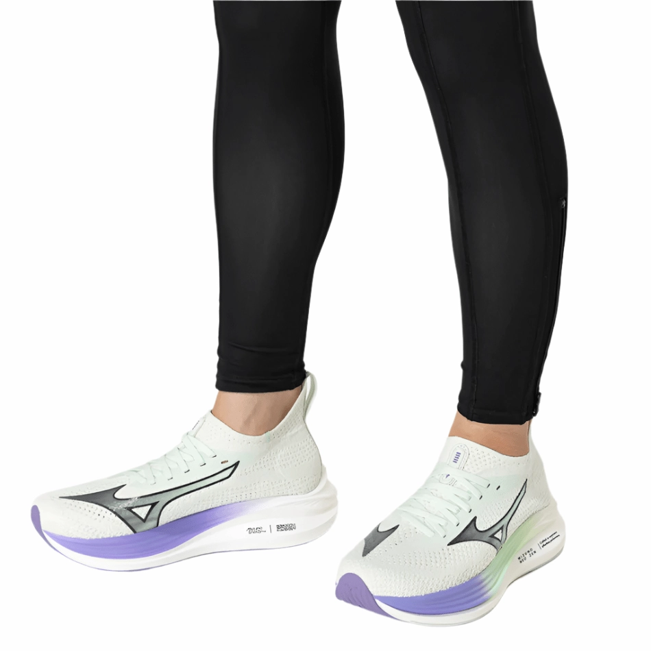 Mizuno Women's Neo Zen Running Shoes in Hint of Mint/India Ink/Paisley Purple SS25 Mizuno reliable running shoes