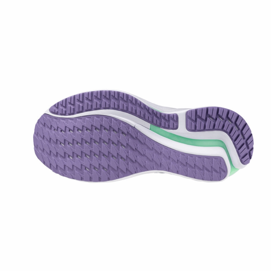 Mizuno Women's Wave Inspire 21 Running Shoes in Tradewinds/White/Neo Mint SS25 Mizuno reliable running shoes