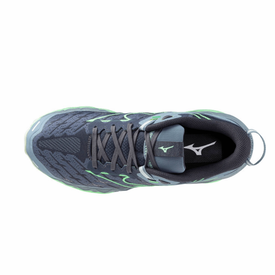 Mizuno Women's Wave Mujin 10 Running Shoes in Violet Indigo/Neo Mint/Citadel SS25 Mizuno reliable running shoes