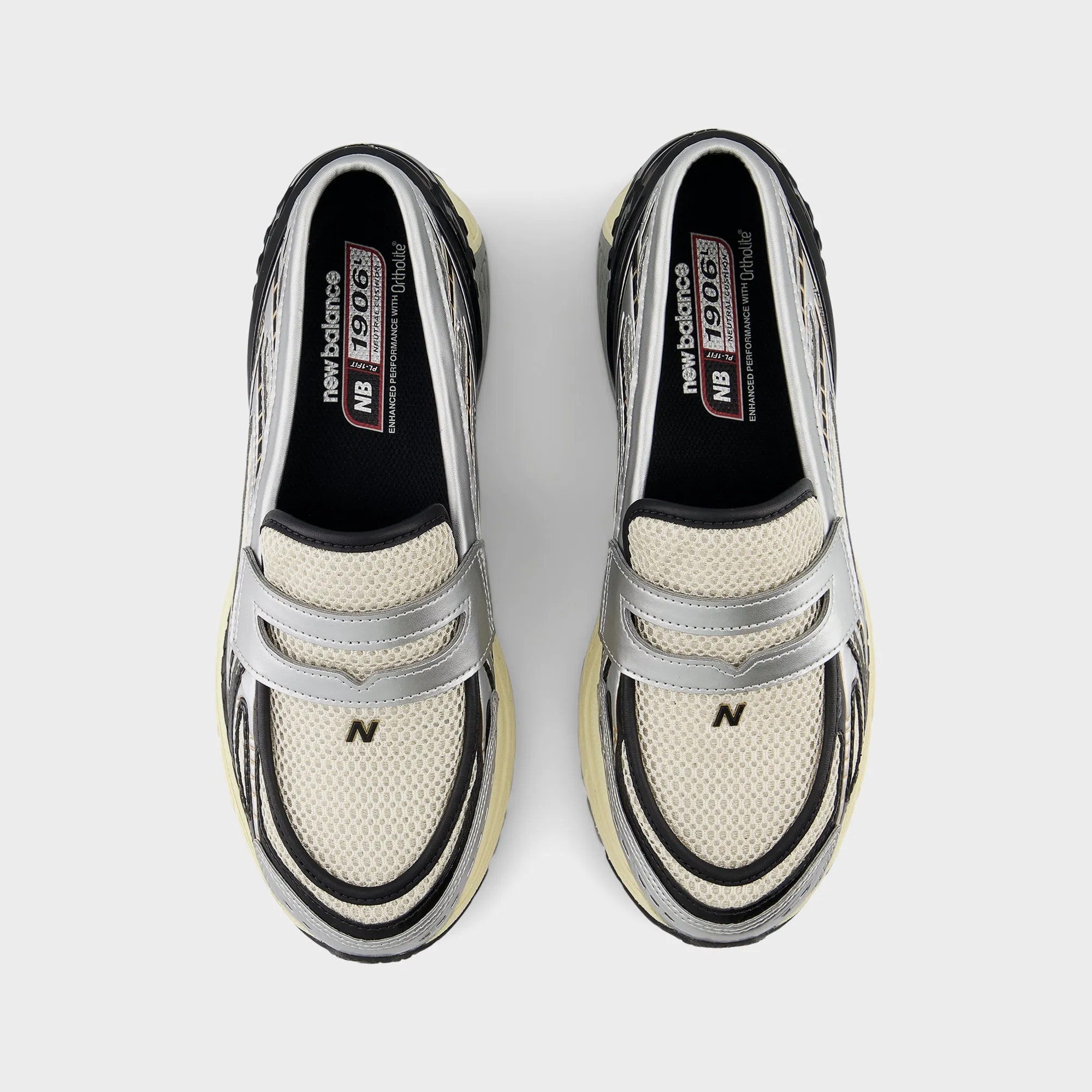 New Balance 1906 Loafer - Silver Nike Air Force 1 edition