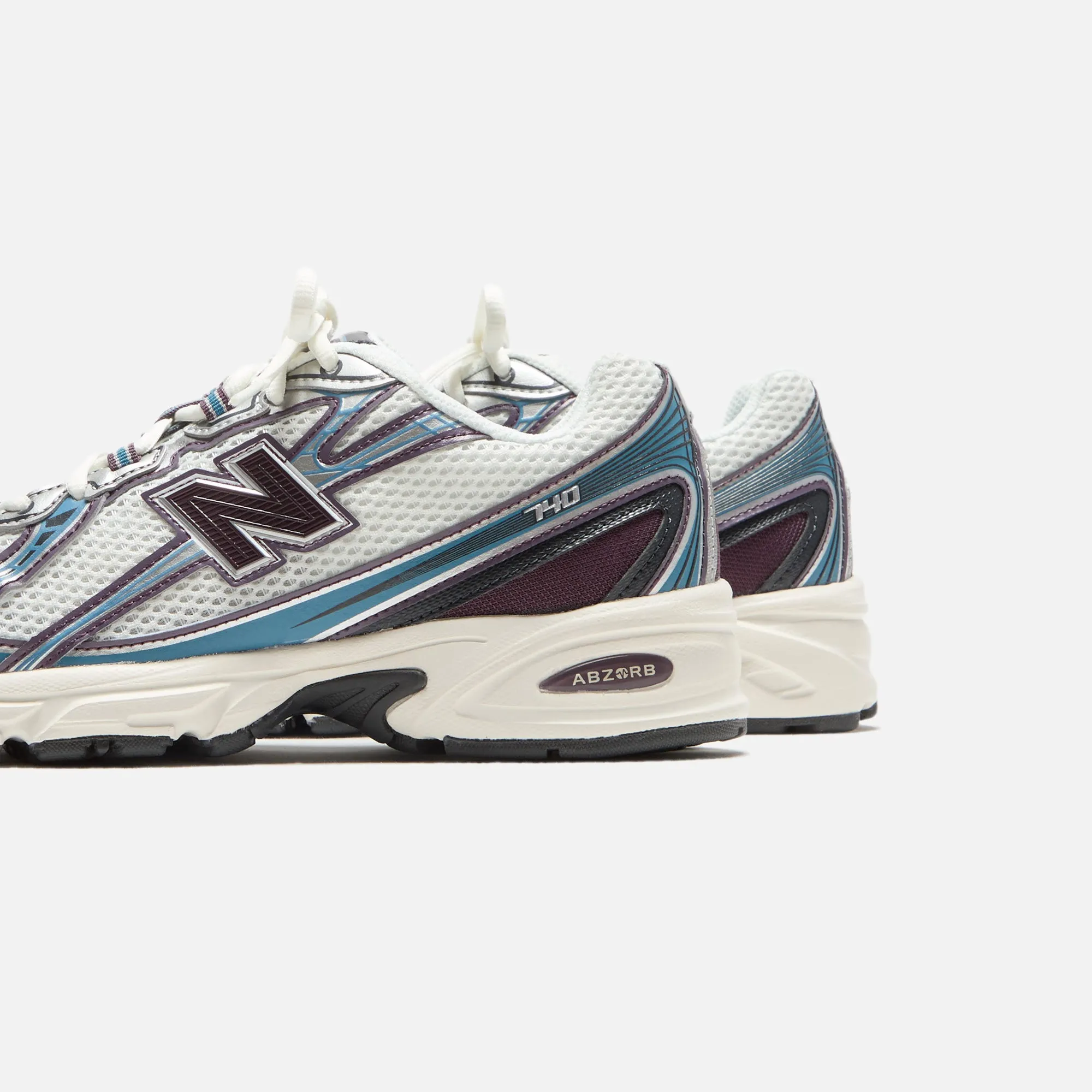 New Balance 740 - Plum Brown / Sea Stone Nike Air Force 1 edition