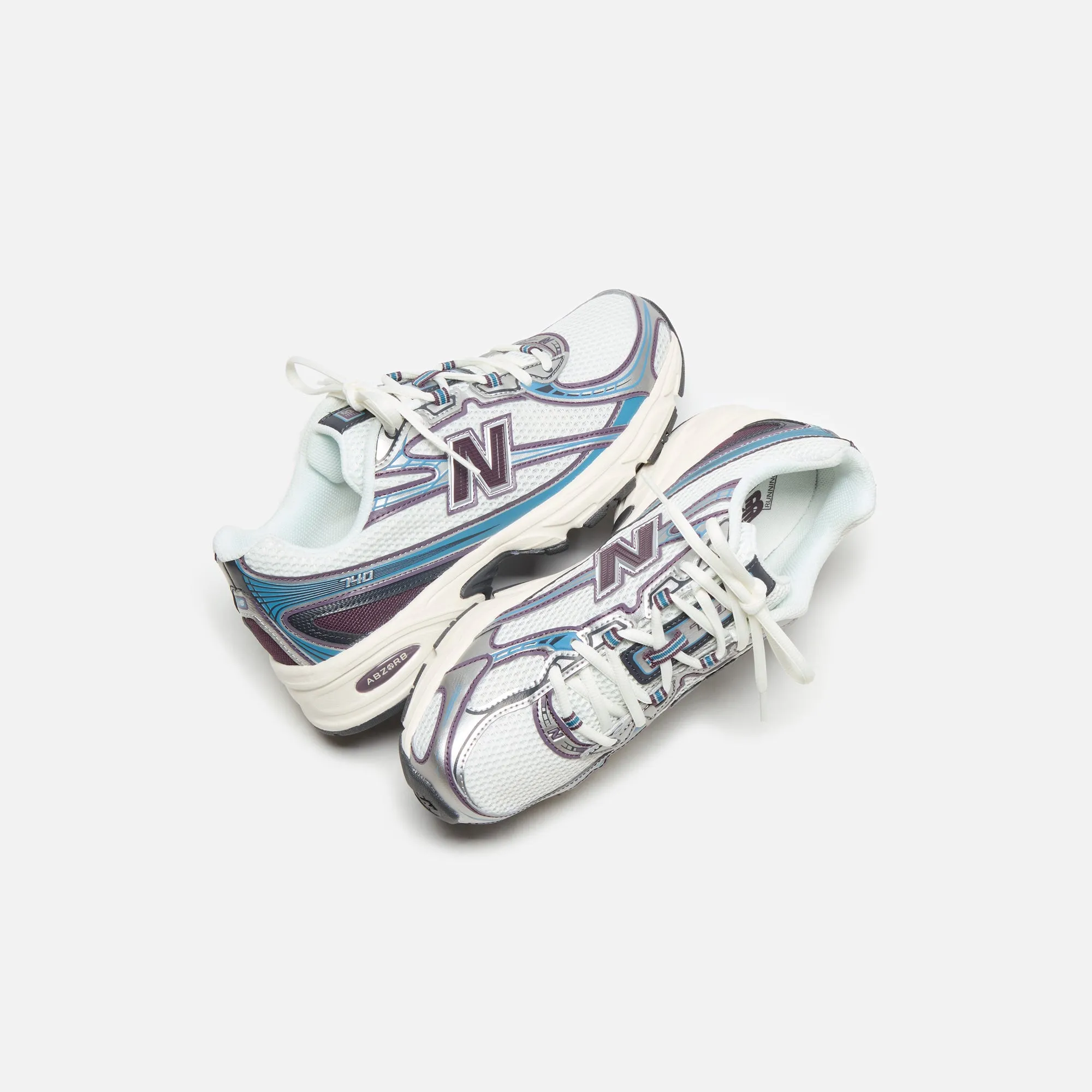 New Balance 740 - Plum Brown / Sea Stone Nike Air Force 1 edition
