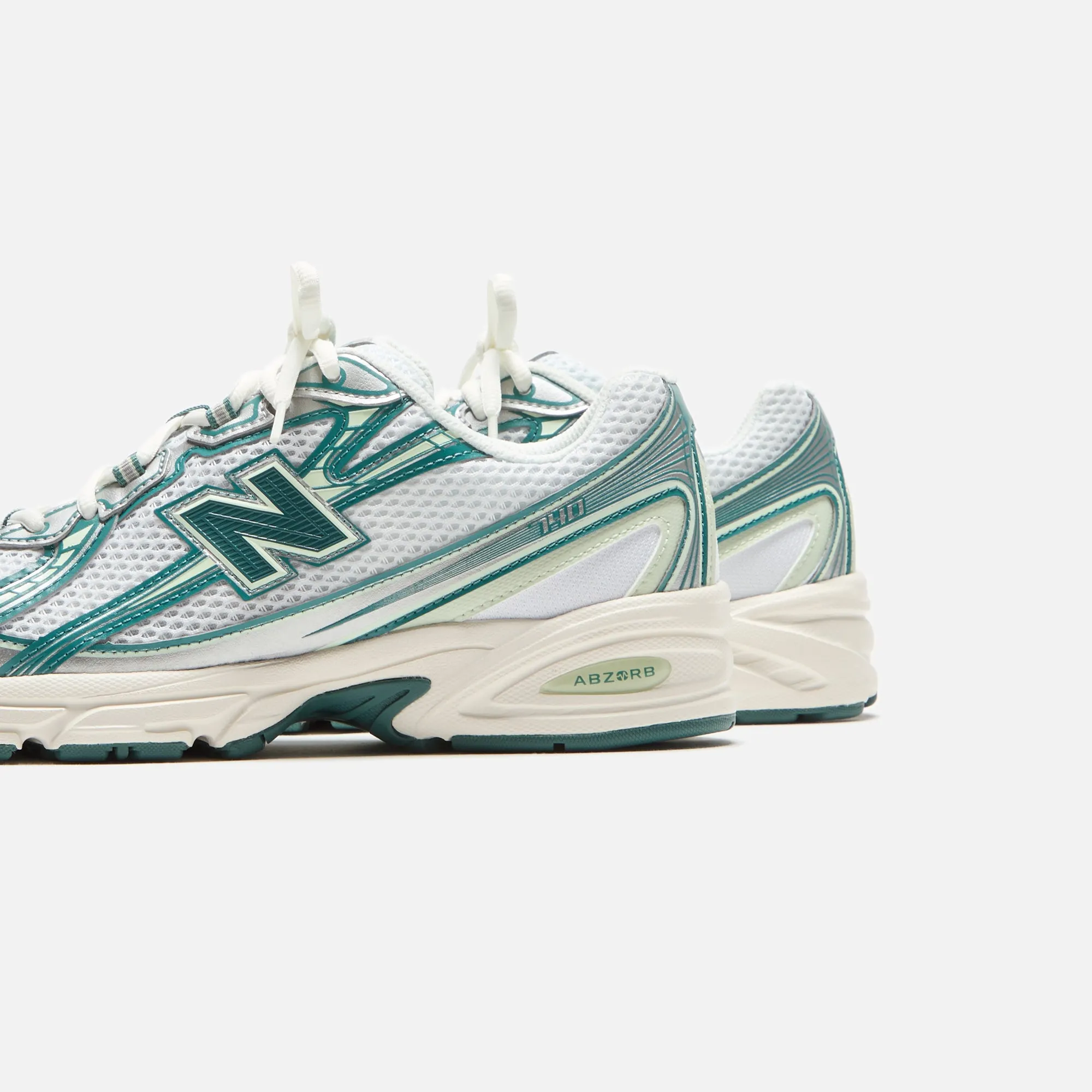 New Balance 740 - White / Marsh Green / Sea Salt Nike Air Force 1 edition