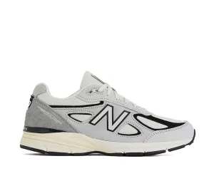 New Balance 990v4 Made in USA "Grey Black" New Balance shoes with classic athletic silhouette