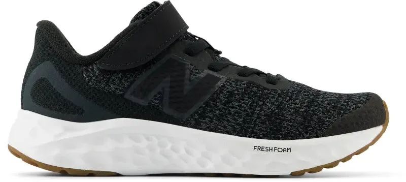 New Balance Fresh Foam Arishi v4 Bungee Laces With Top Strap  Kids' Comfort Sneakers New Balance high-quality running shoes