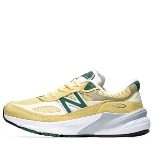New Balance Made in USA 990v6 - Pale Yellow New Balance casual trainers with arch support