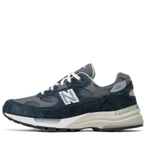 New Balance Made In USA 992 - Navy/Grey New Balance casual trainers with arch support