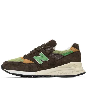 New Balance Made in USA 998 - Rich Earth/Chive New Balance casual trainers with arch support