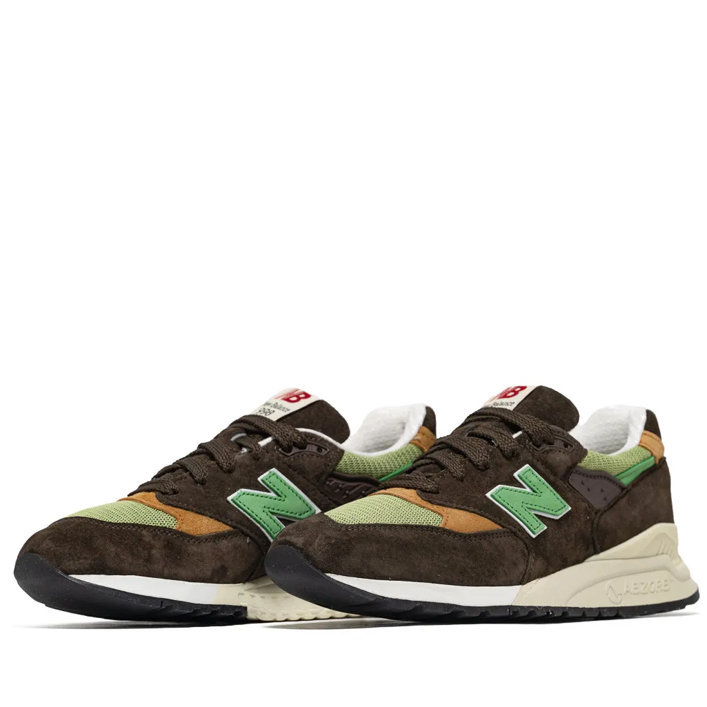 New Balance Made in USA 998 - Rich Earth/Chive New Balance versatile casual sneakers