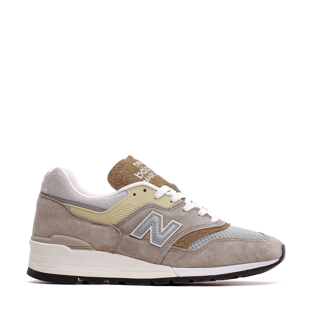 New Balance Unisex Made in USA 997 Light Mushroom U997MG New Balance classic shoe silhouettes