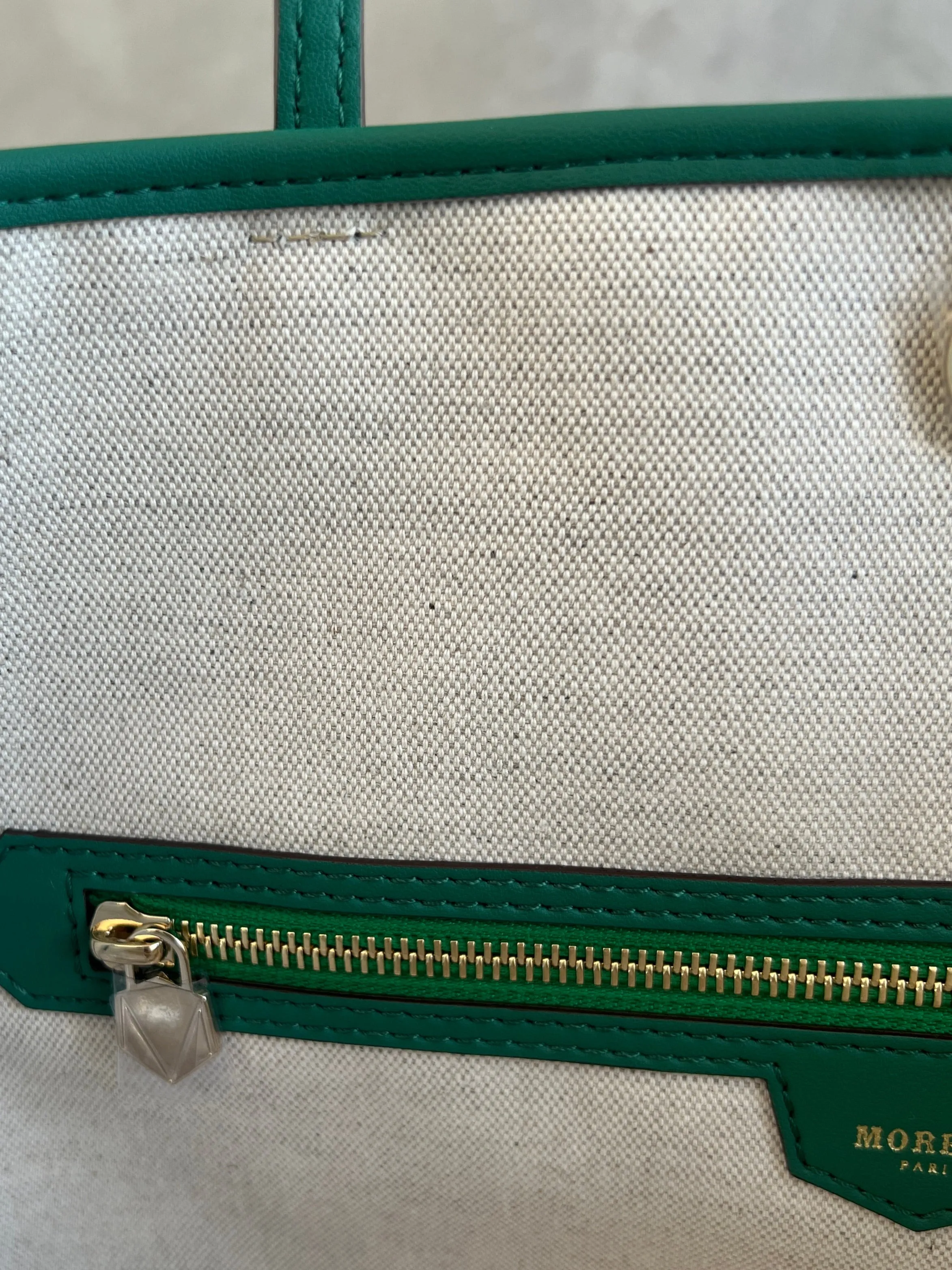 NEW Saint Tropez  Open Tote GM, Green Moreau Bags