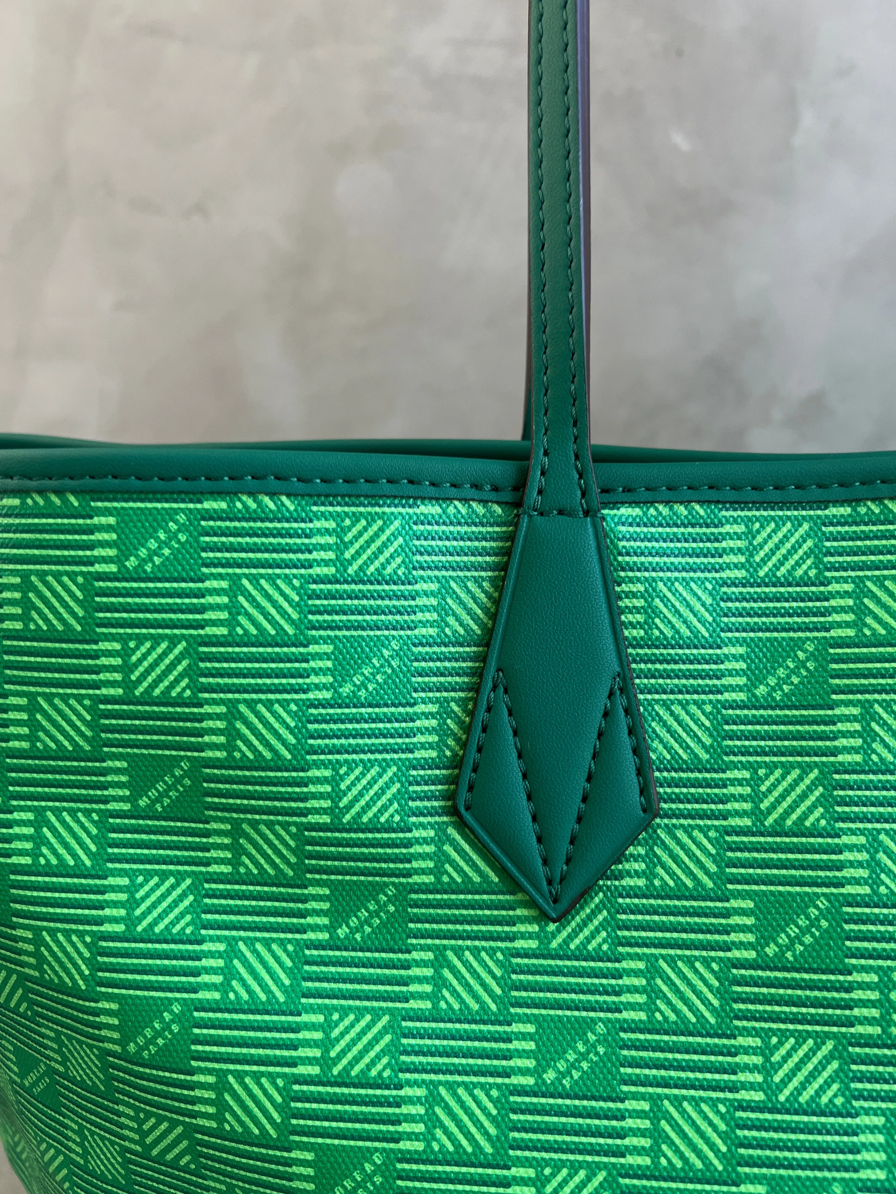 NEW Saint Tropez  Open Tote GM, Green Moreau Bags